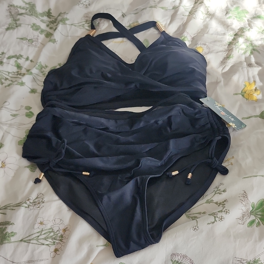 Black Strappy Swimsuit